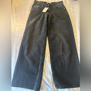 Motel rocks jeans : roomy washed black w24 L32